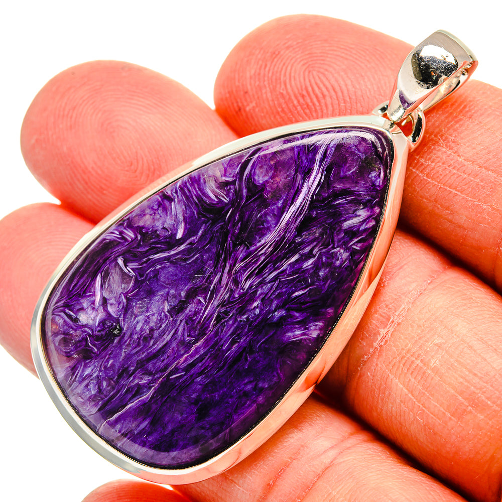 Charoite Pendants handcrafted by Anasilvercos - PD24219