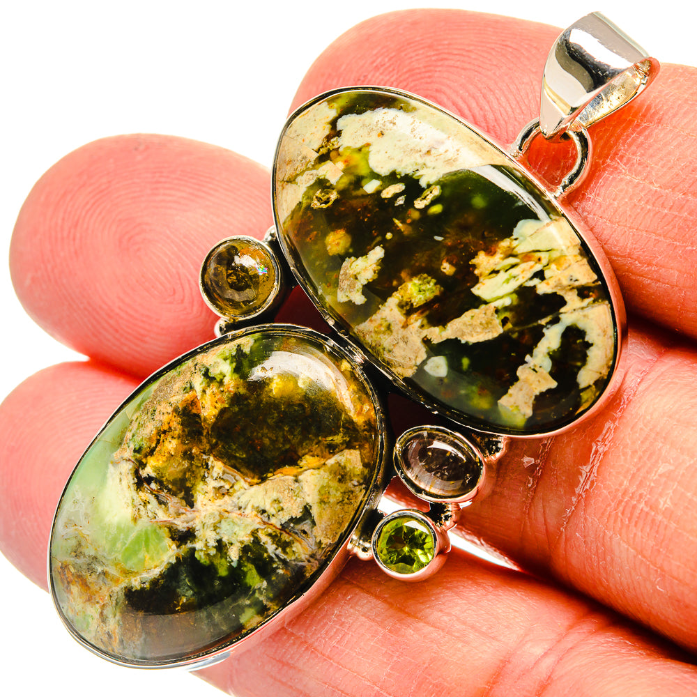 Rainforest Opal Pendants handcrafted by Anasilvercos - PD24222