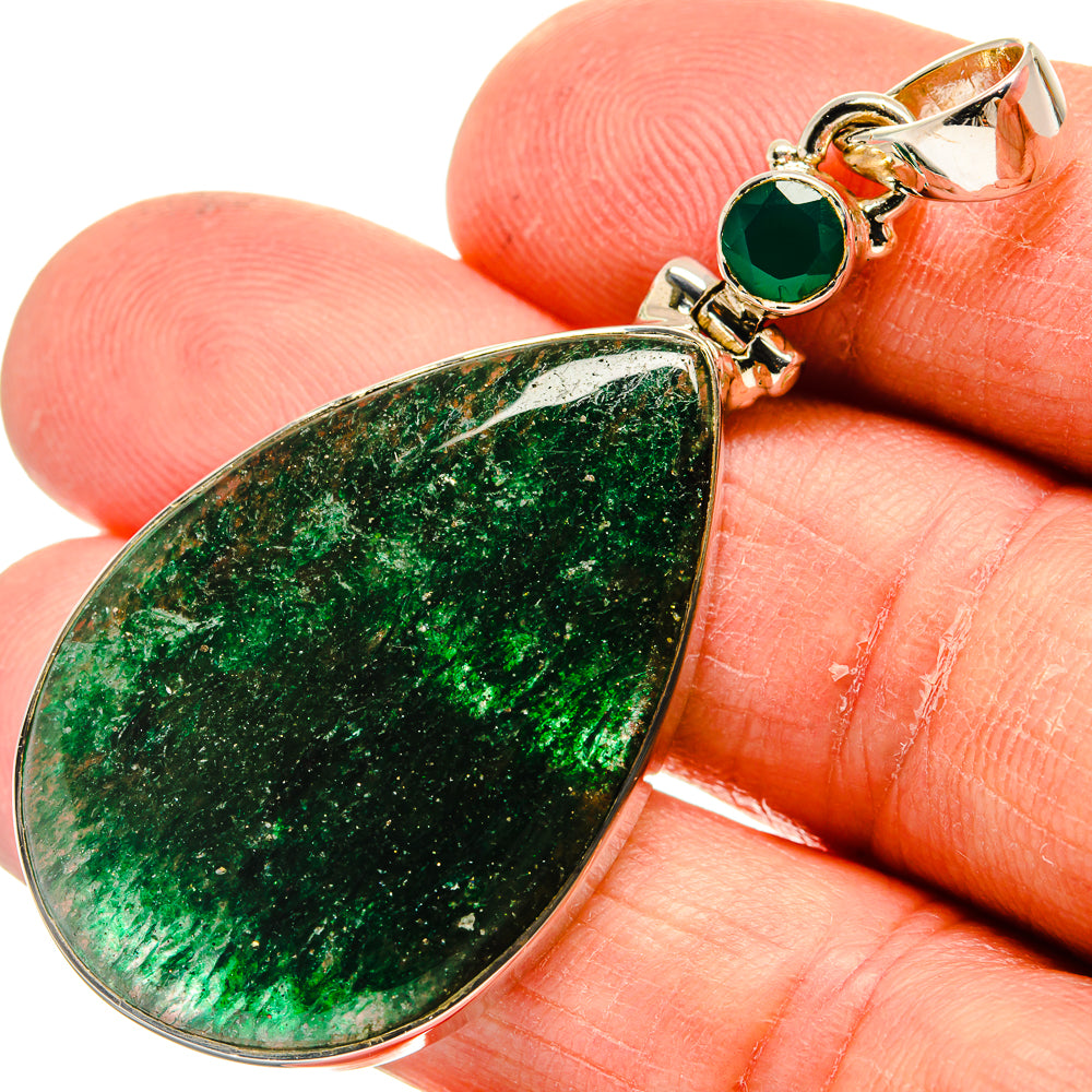 Green Aventurine Pendants handcrafted by Anasilvercos - PD24224