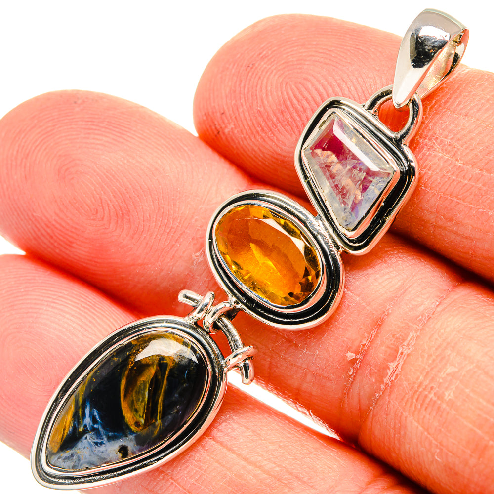 Pietersite Pendants handcrafted by Anasilvercos - PD24235