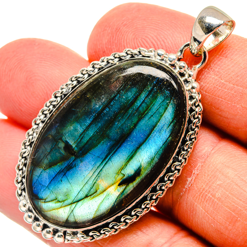 Labradorite Pendants handcrafted by Anasilvercos - PD24237