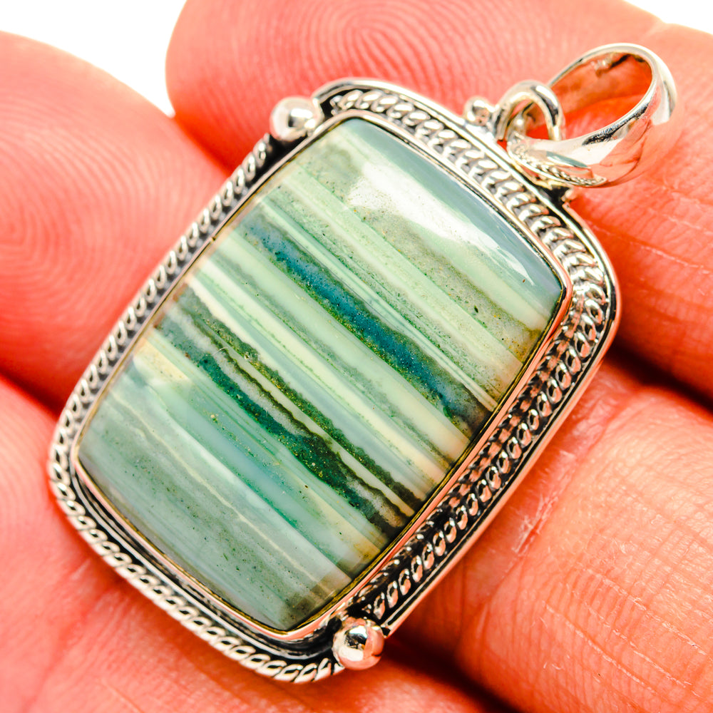 Ocean Jasper Pendants handcrafted by Anasilvercos - PD24250