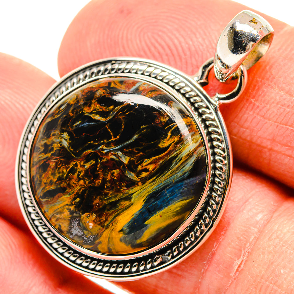 Pietersite Pendants handcrafted by Anasilvercos - PD24293