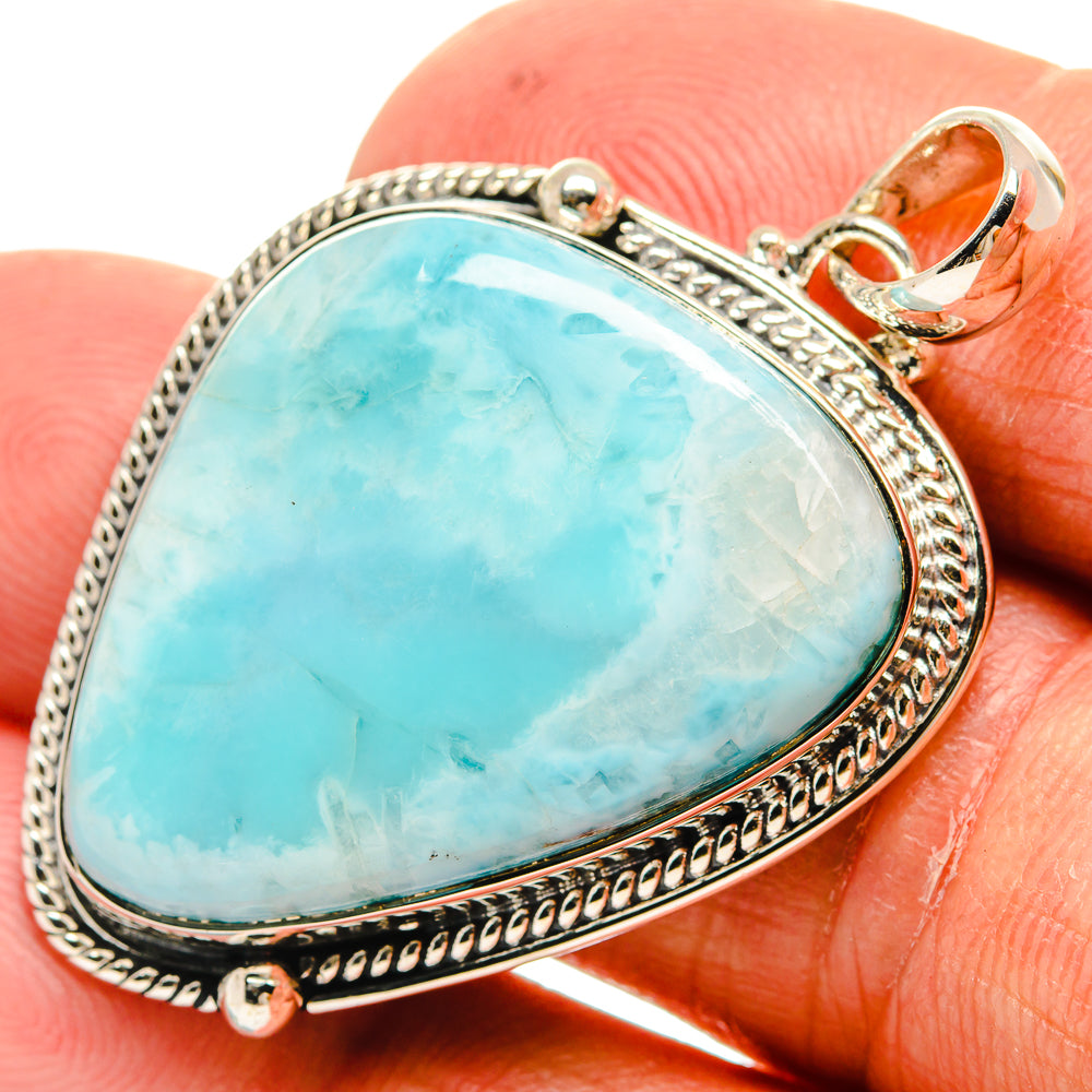 Larimar Pendants handcrafted by Anasilvercos - PD24309