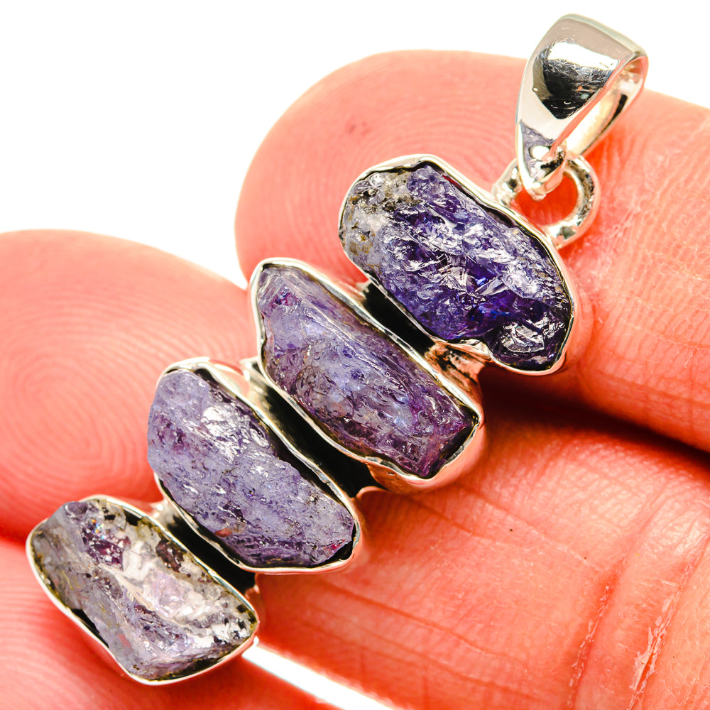 Tanzanite Pendants handcrafted by Anasilvercos - PD24310