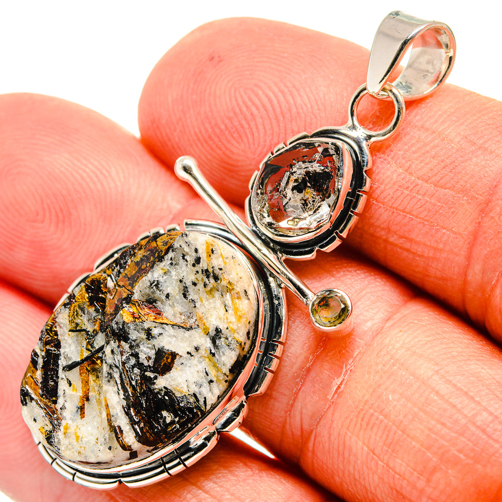 Astrophyllite Pendants handcrafted by Anasilvercos - PD24353