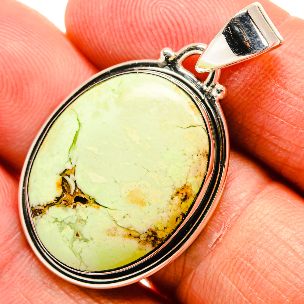 Lemon Chrysoprase Pendants handcrafted by Anasilvercos - PD24370