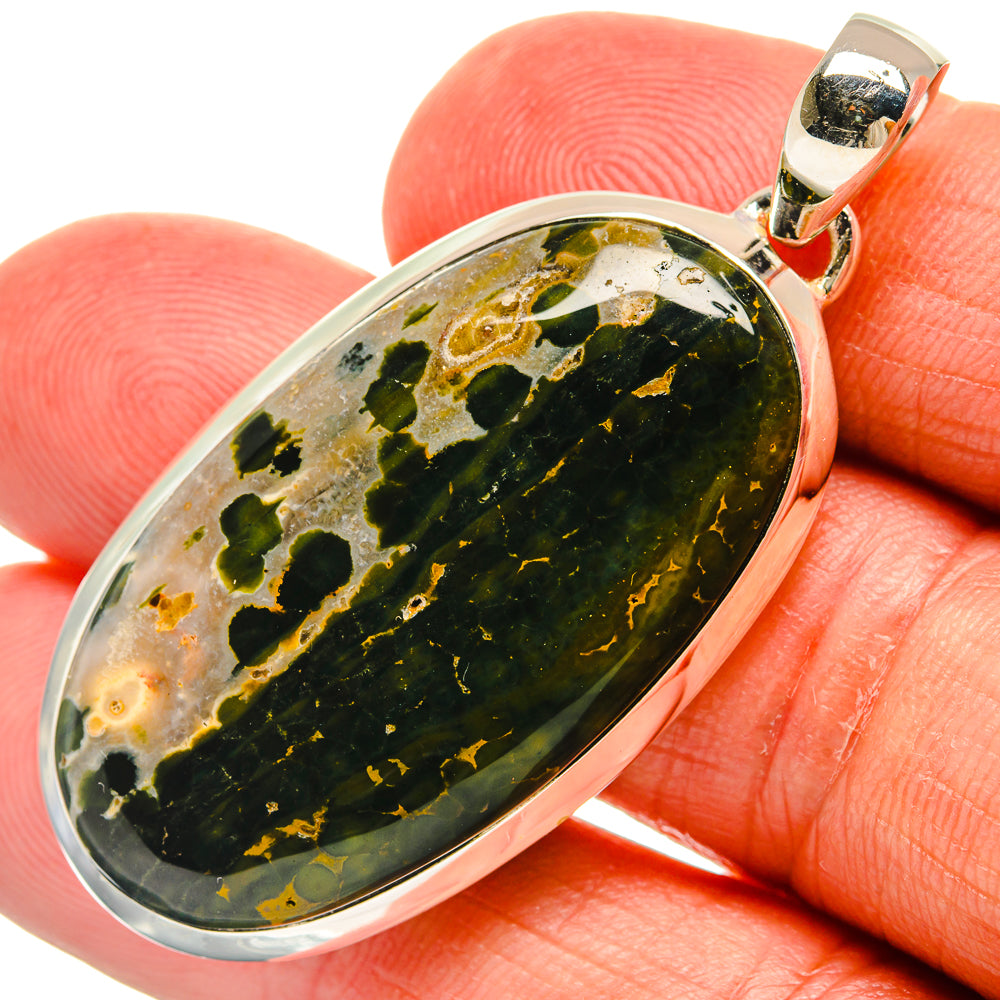 Ocean Jasper Pendants handcrafted by Anasilvercos - PD24409
