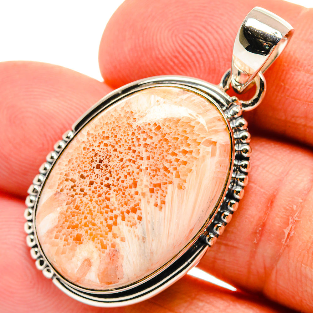 Scolecite Pendants handcrafted by Anasilvercos - PD24425