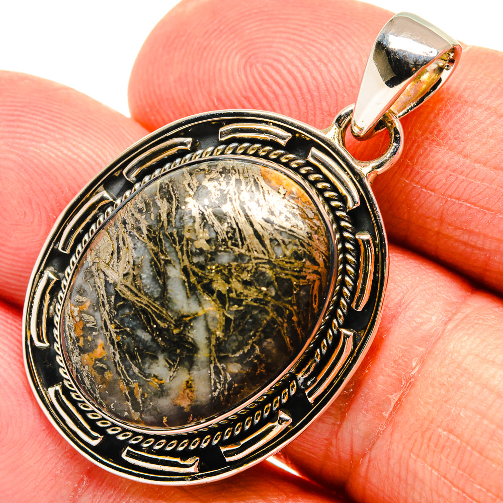 Astrophyllite Pendants handcrafted by Anasilvercos - PD24444