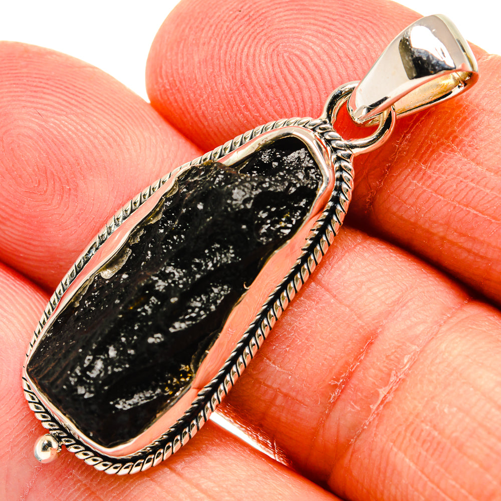Tektite Pendants handcrafted by Anasilvercos - PD24457