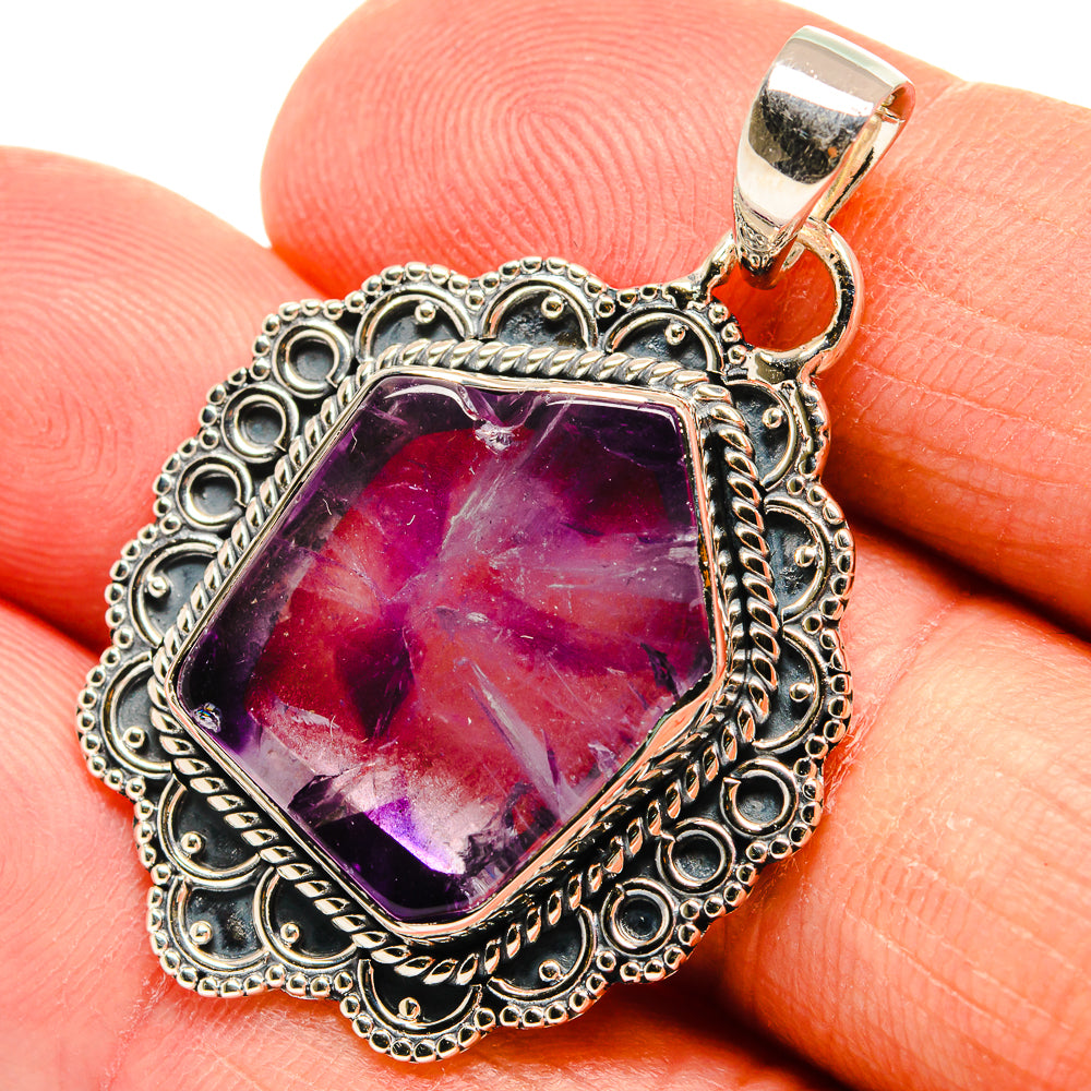 Star Amethyst Pendants handcrafted by Anasilvercos - PD24463