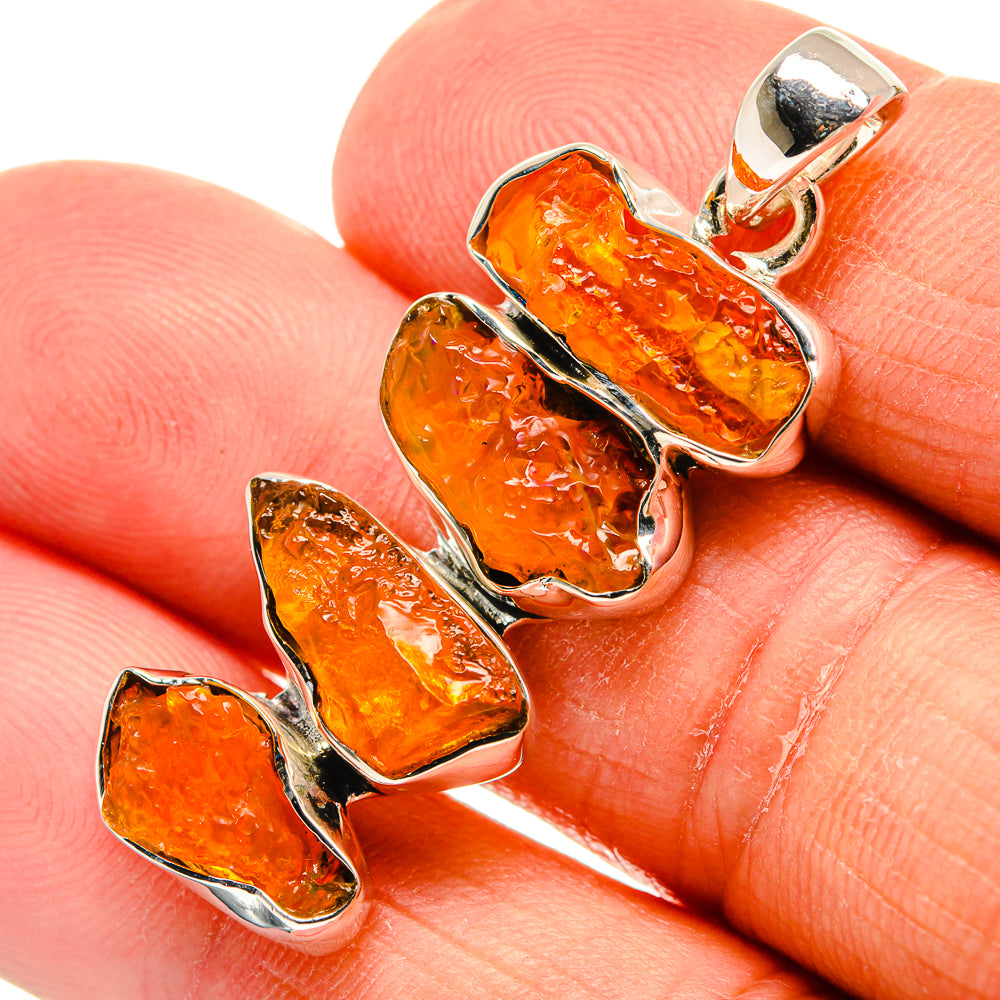 Citrine Pendants handcrafted by Anasilvercos - PD24477