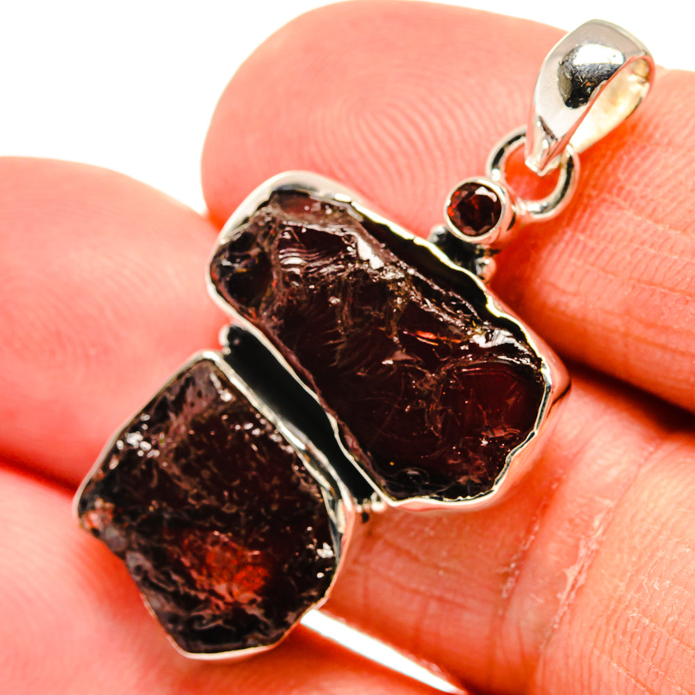 Garnet Pendants handcrafted by Anasilvercos - PD24491