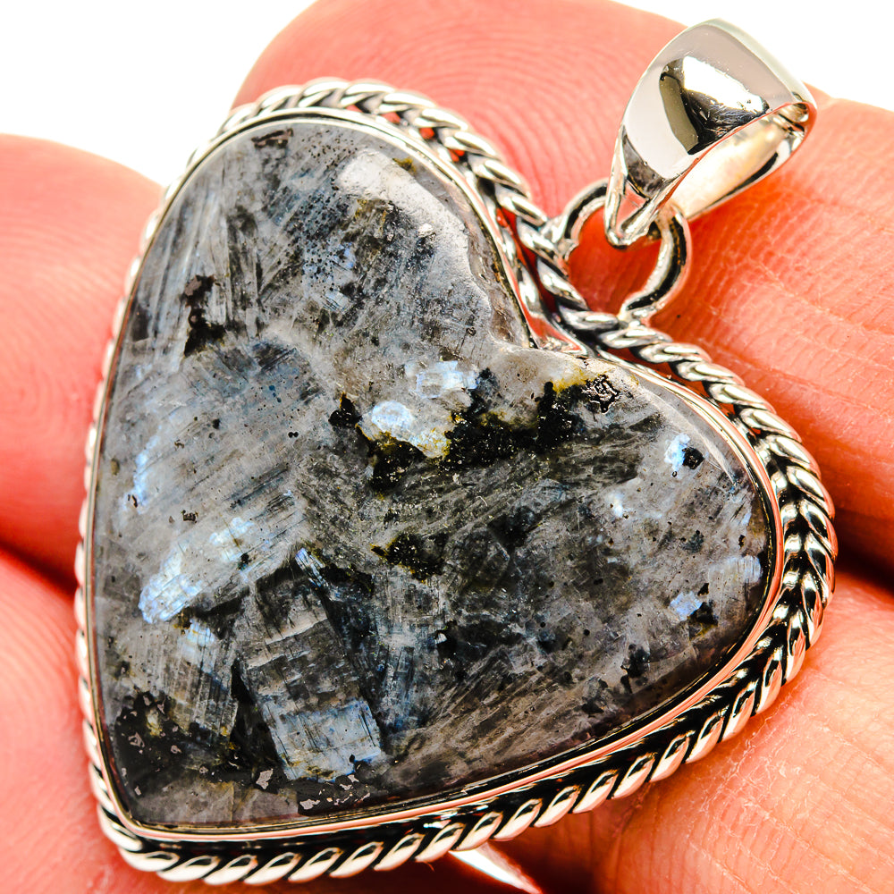 Larvikite Pendants handcrafted by Anasilvercos - PD24503