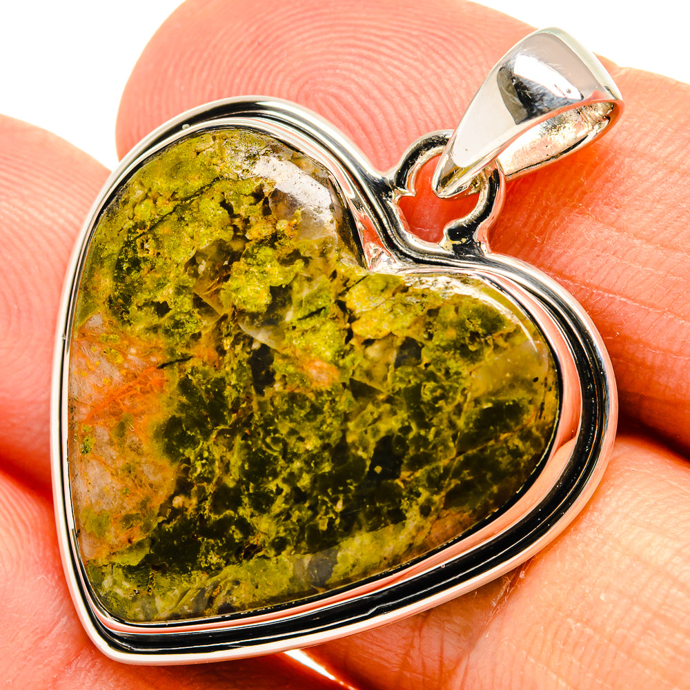 Unakite Pendants handcrafted by Anasilvercos - PD24517