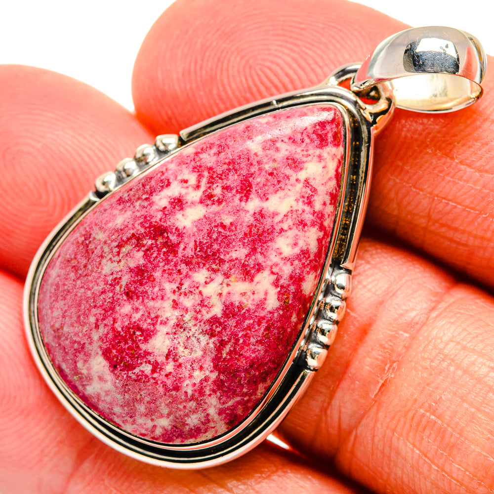 Thulite Pendants handcrafted by Anasilvercos - PD24549