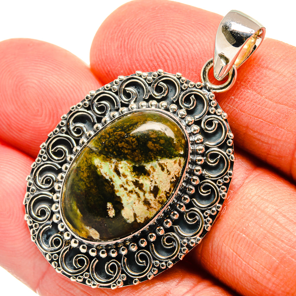 Rainforest Opal Pendants handcrafted by Anasilvercos - PD24583