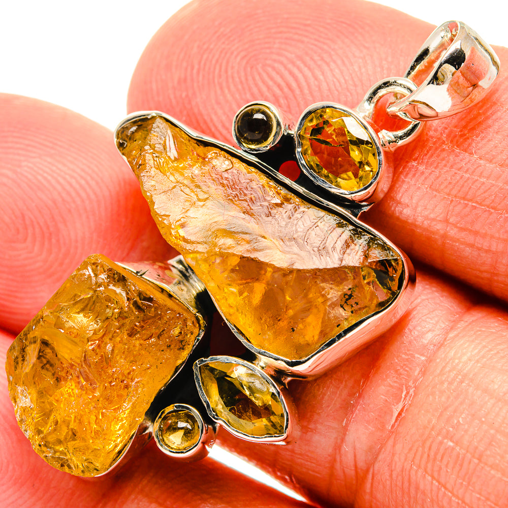 Citrine Pendants handcrafted by Anasilvercos - PD24592