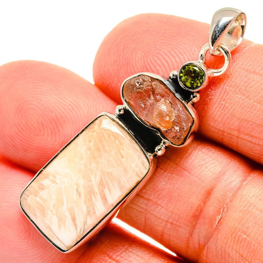 Scolecite Pendants handcrafted by Anasilvercos - PD24605