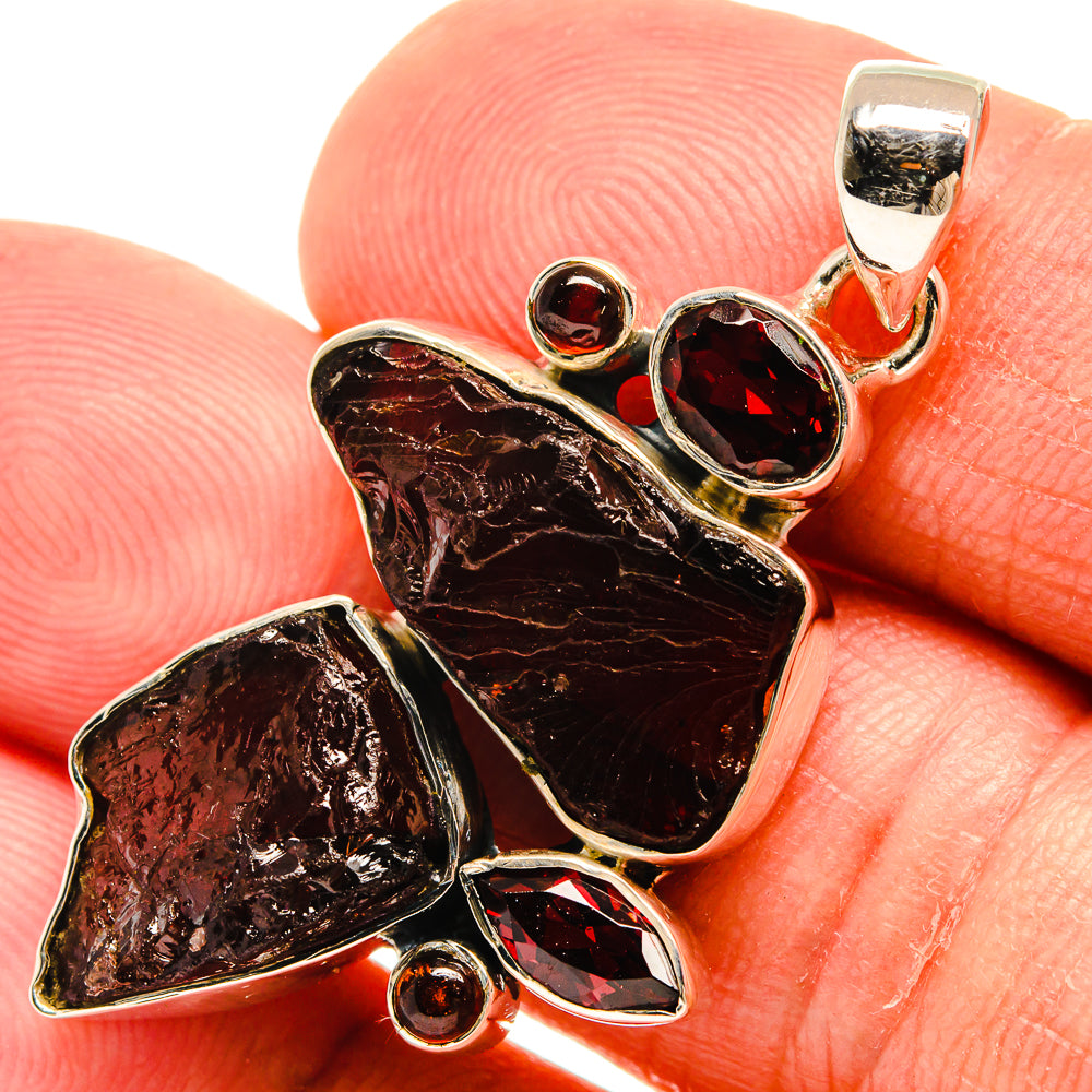 Garnet Pendants handcrafted by Anasilvercos - PD24609