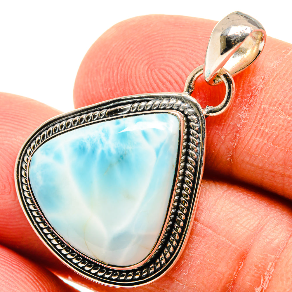 Larimar Pendants handcrafted by Anasilvercos - PD24631