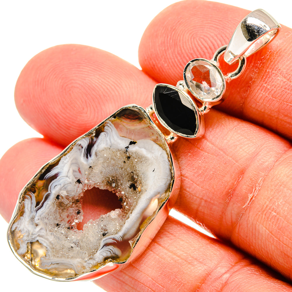 Herkimer Diamond Pendants handcrafted by Anasilvercos - PD24646