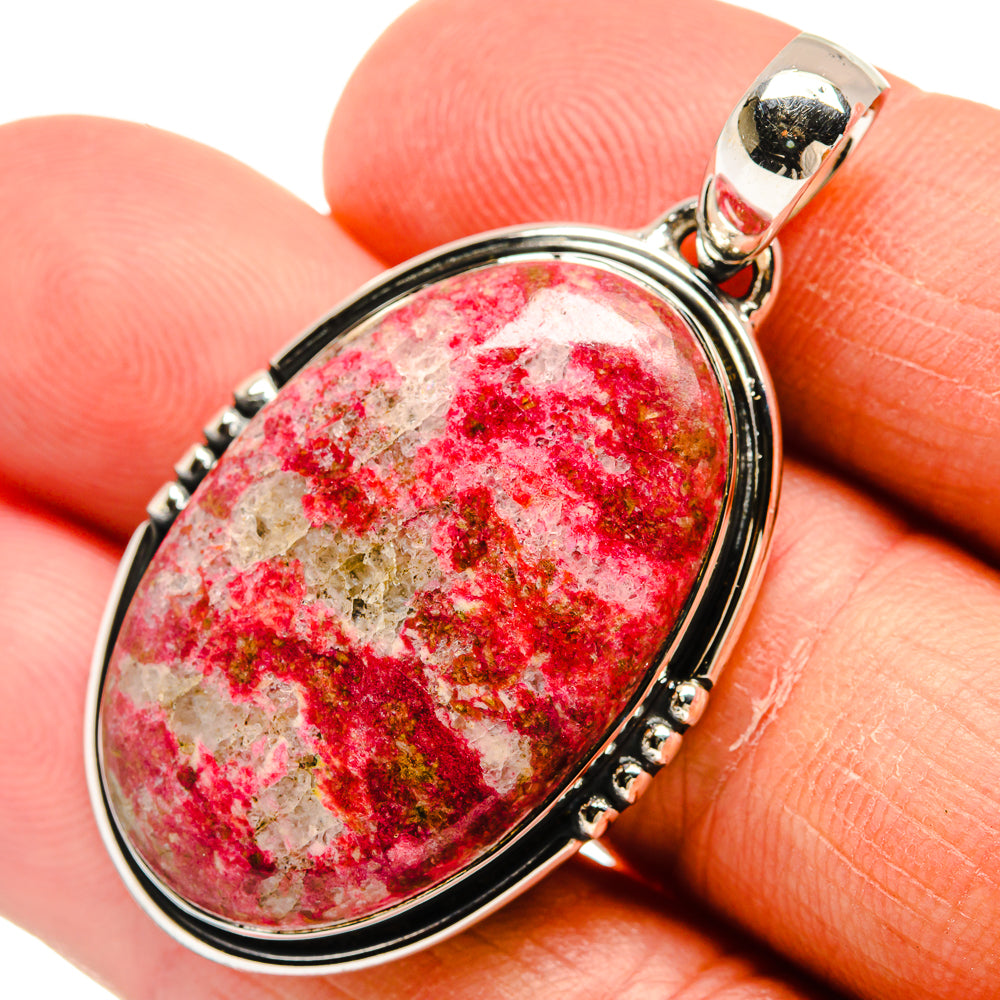 Thulite Pendants handcrafted by Anasilvercos - PD24653