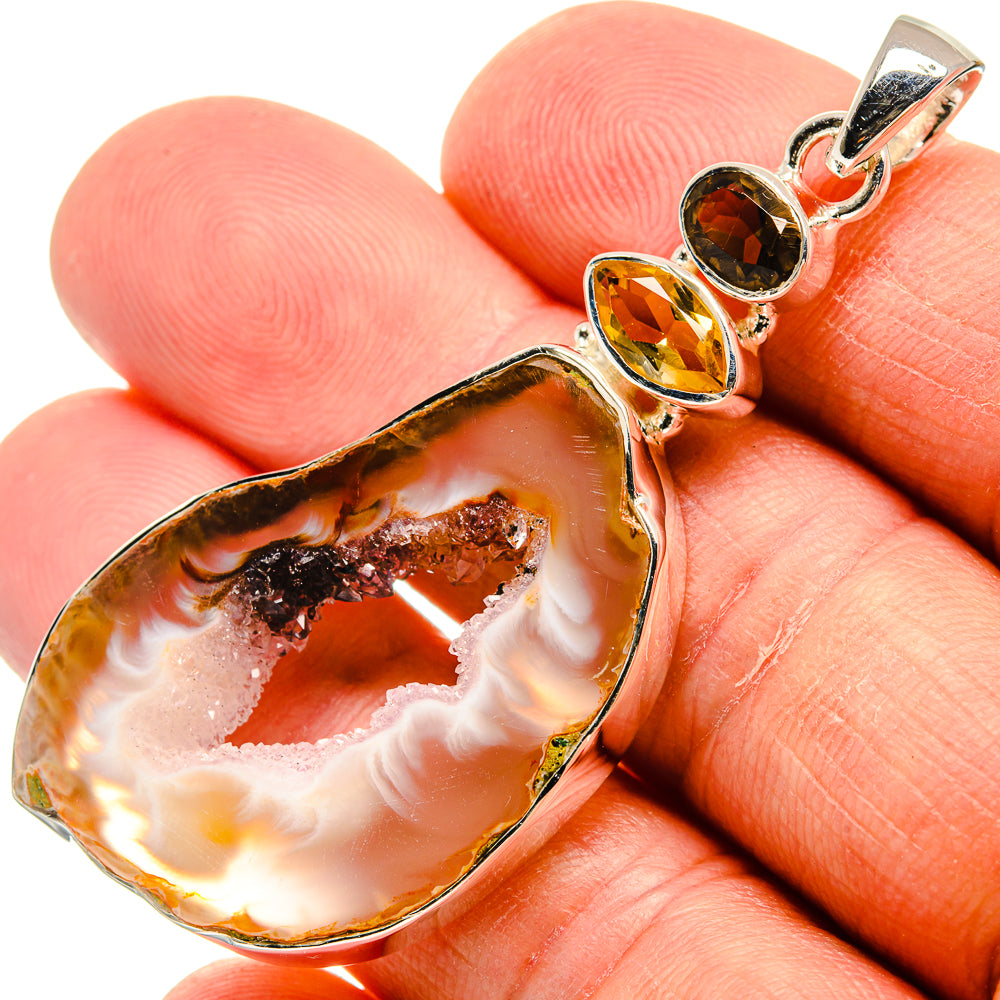 Occo Geode Pendants handcrafted by Anasilvercos - PD24661