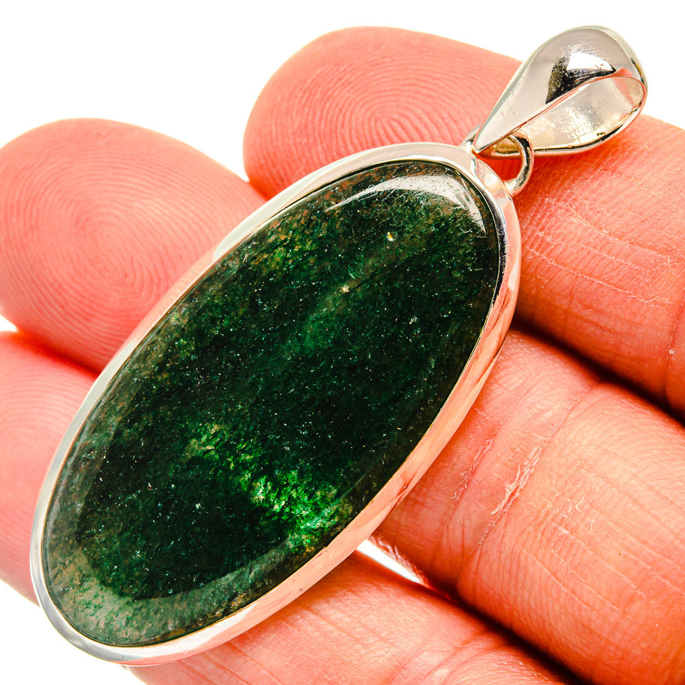Green Aventurine Pendants handcrafted by Anasilvercos - PD24674