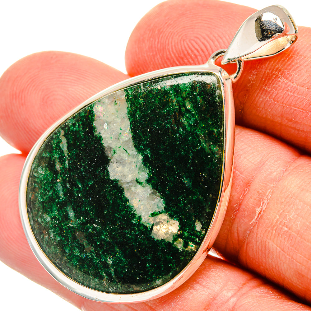 Green Aventurine Pendants handcrafted by Anasilvercos - PD24675