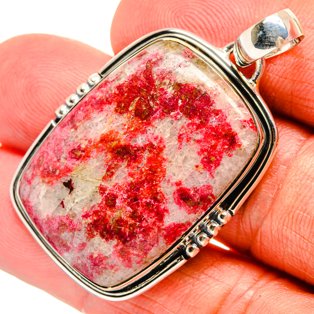 Thulite Pendants handcrafted by Anasilvercos - PD24676