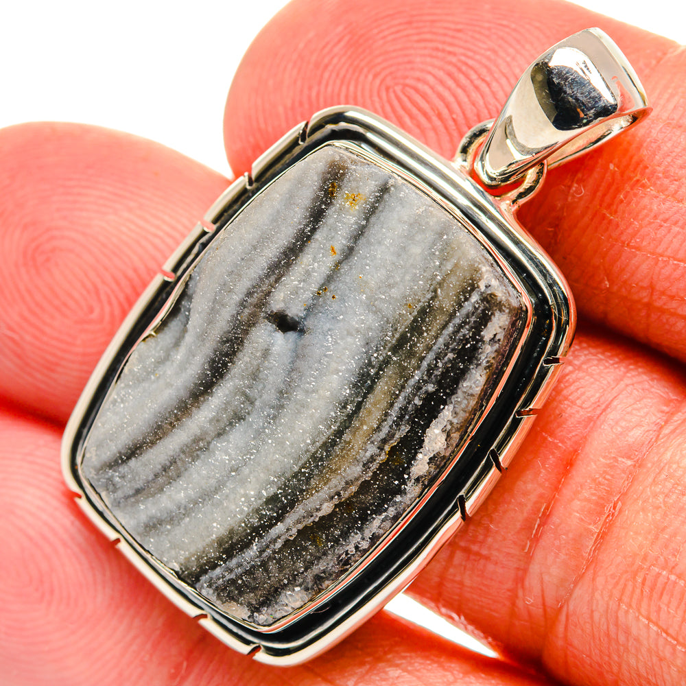 Desert Druzy Pendants handcrafted by Anasilvercos - PD24683