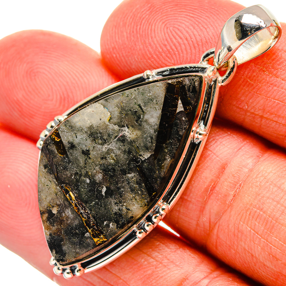 Astrophyllite Pendants handcrafted by Anasilvercos - PD24689