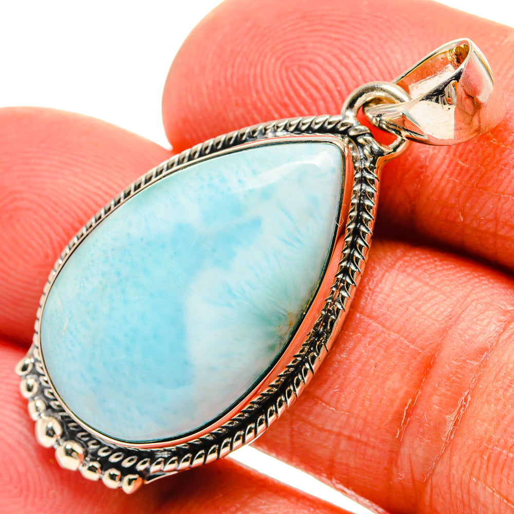 Larimar Pendants handcrafted by Anasilvercos - PD24691