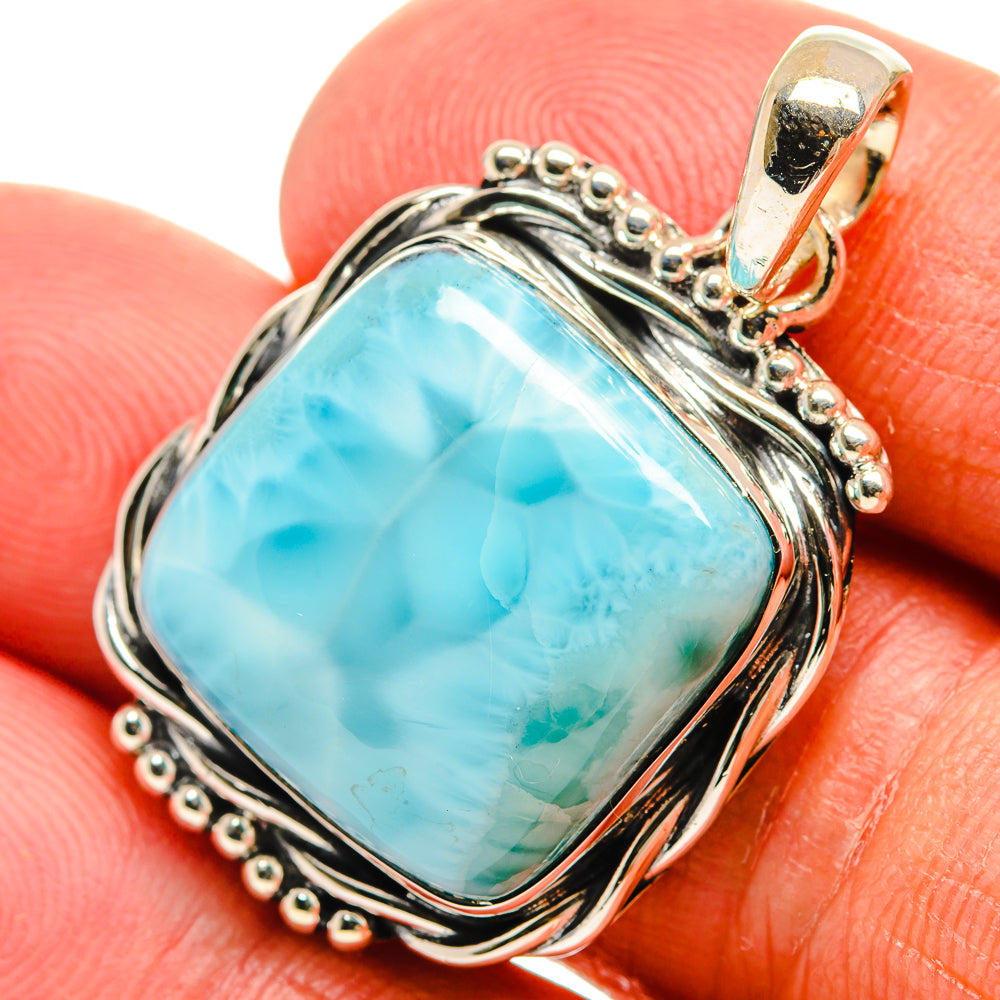 Larimar Pendants handcrafted by Anasilvercos - PD24693