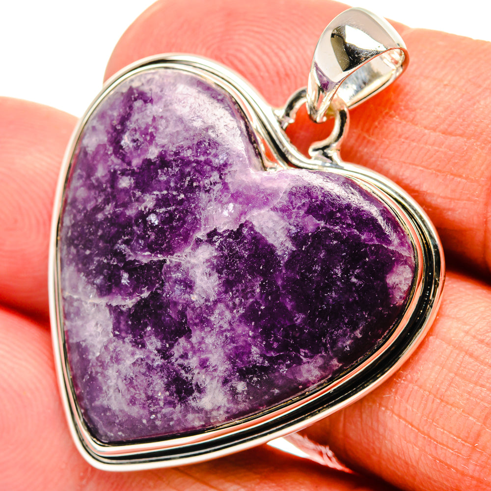 Lepidolite Pendants handcrafted by Anasilvercos - PD24703