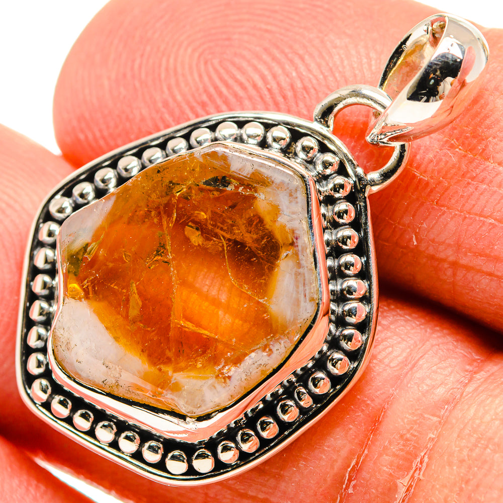 Citrine Pendants handcrafted by Anasilvercos - PD24723