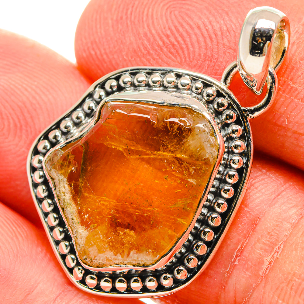 Citrine Pendants handcrafted by Anasilvercos - PD24725