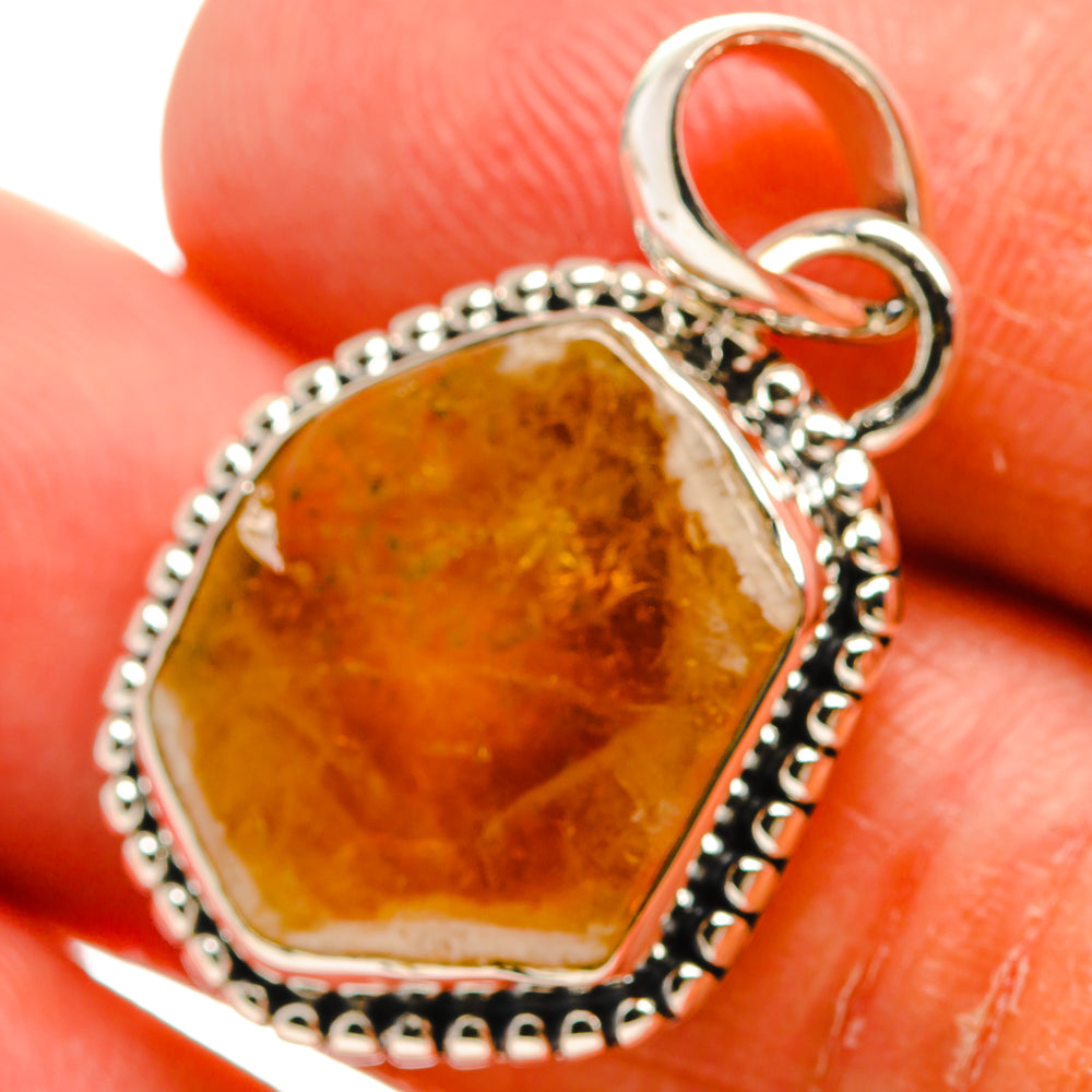 Citrine Pendants handcrafted by Anasilvercos - PD24730