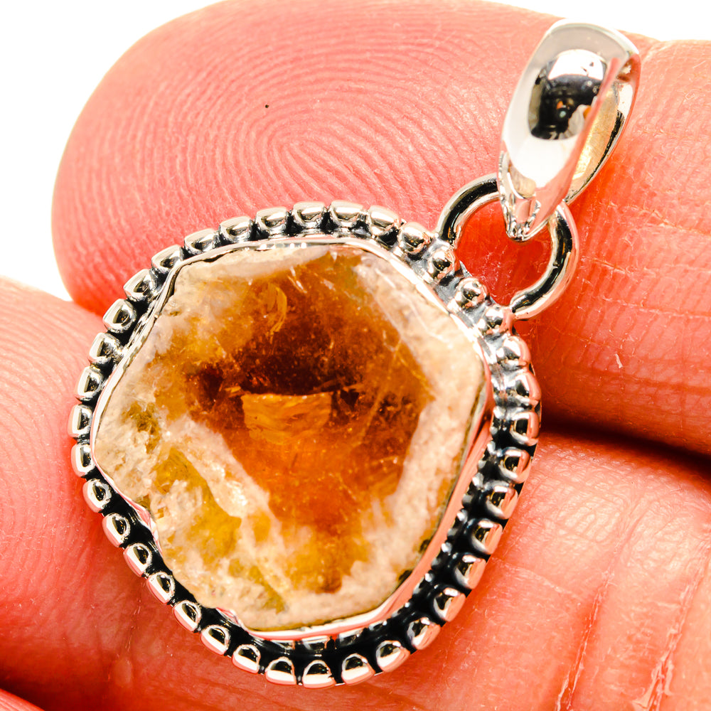 Citrine Pendants handcrafted by Anasilvercos - PD24731