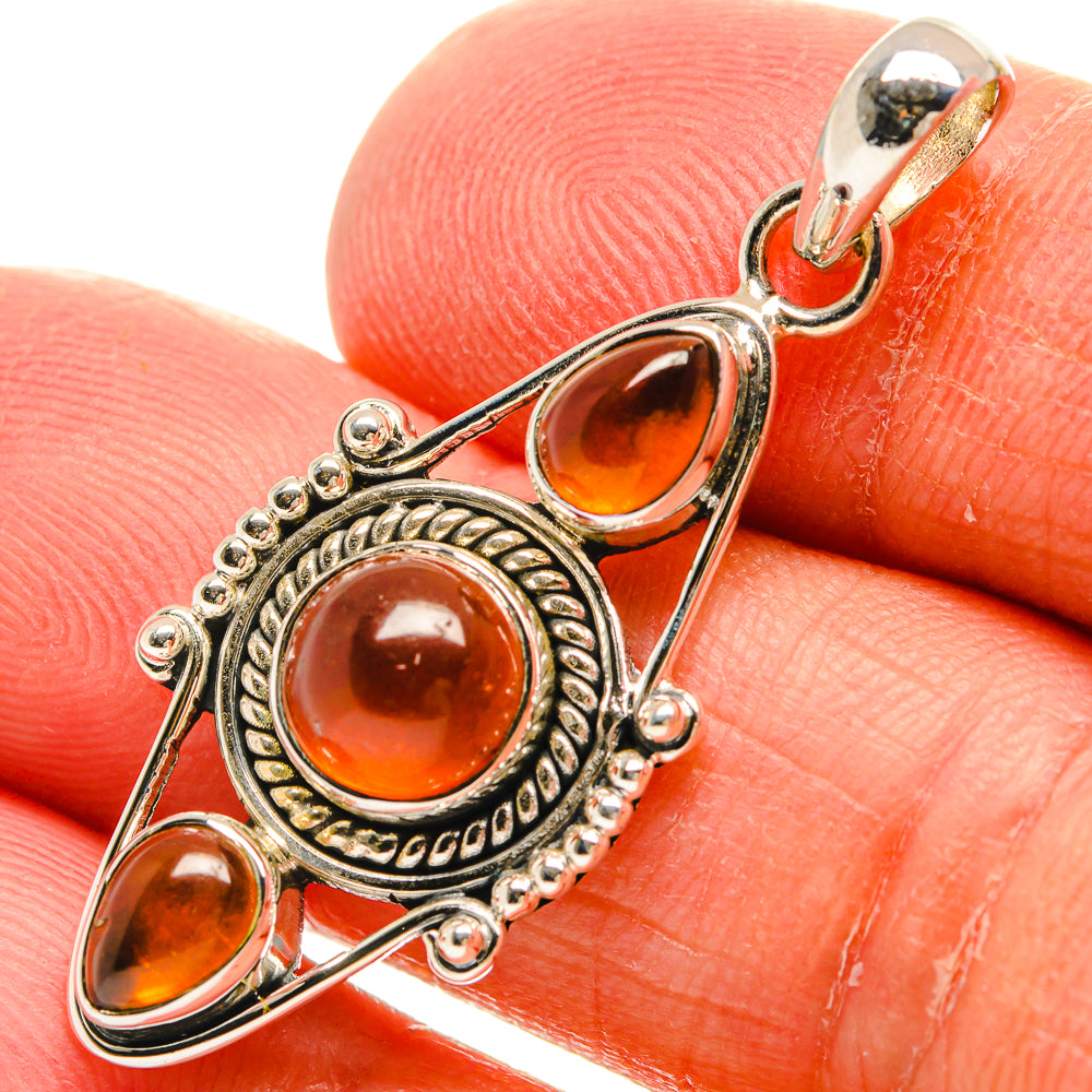 Carnelian Pendants handcrafted by Anasilvercos - PD24734