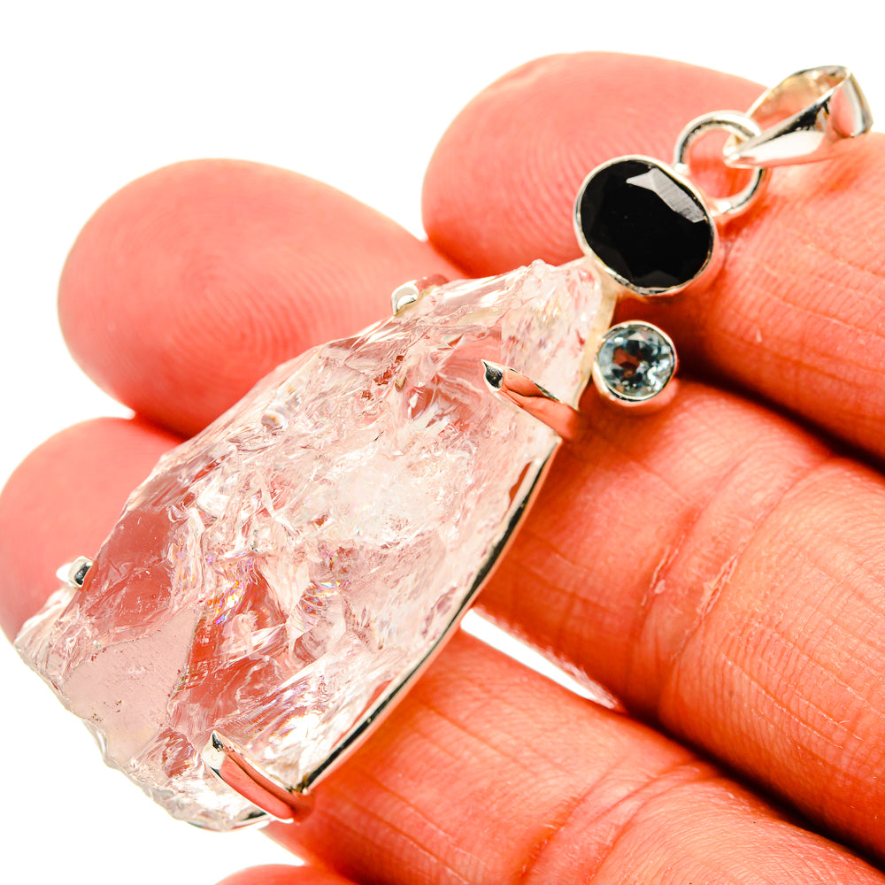 White Quartz Pendants handcrafted by Anasilvercos - PD24760