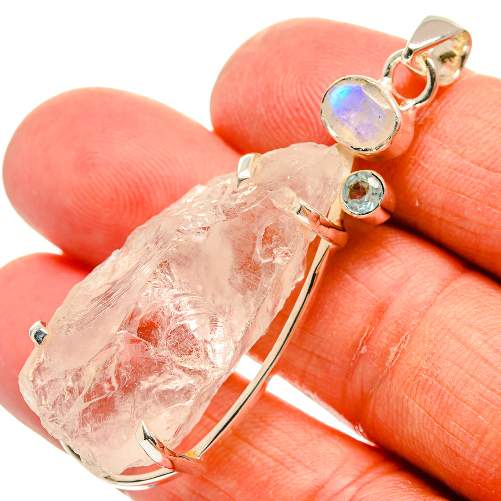 White Quartz Pendants handcrafted by Anasilvercos - PD24762