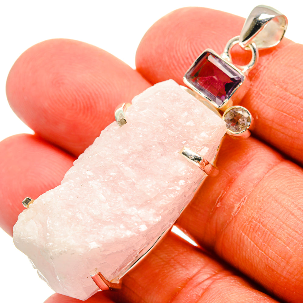 Rainbow Moonstone Pendants handcrafted by Anasilvercos - PD24763