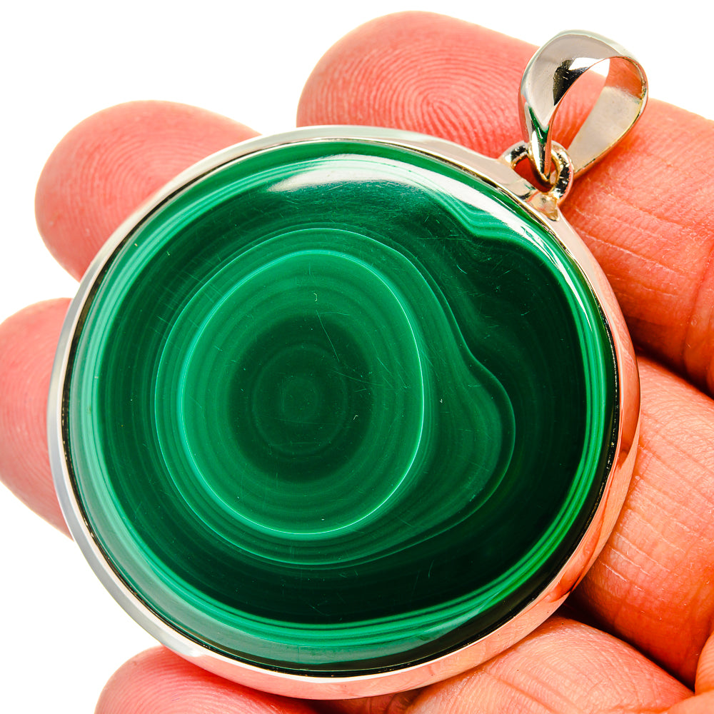 Malachite Pendants handcrafted by Anasilvercos - PD24770