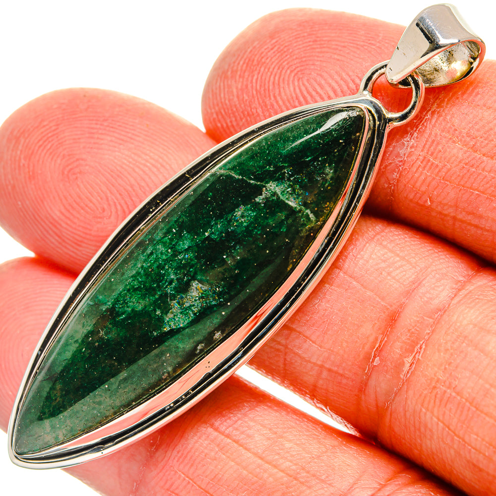 Green Aventurine Pendants handcrafted by Anasilvercos - PD24775