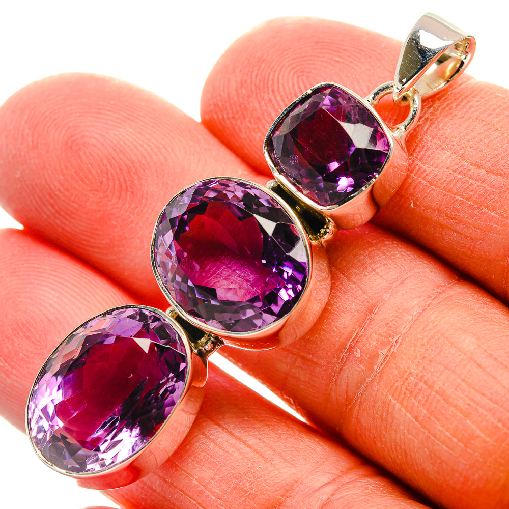 Amethyst Pendants handcrafted by Anasilvercos - PD24808