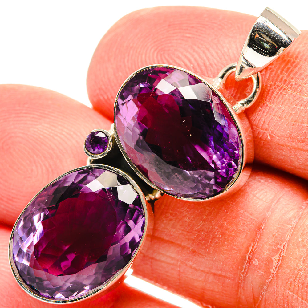 Amethyst Pendants handcrafted by Anasilvercos - PD24809