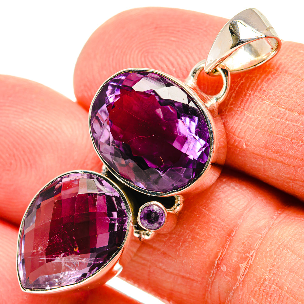 Amethyst Pendants handcrafted by Anasilvercos - PD24810